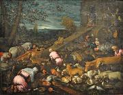 Jacopo Bassano Entry into the Ark oil